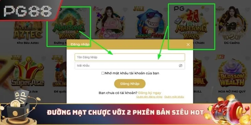 Đường mạt chược với 2 phiên bản siêu hot