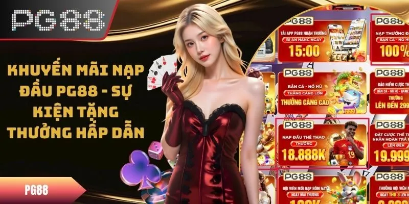 Khuyến Mãi Nạp Đầu PG88 - Tặng Thưởng Cho Thành Viên Mới